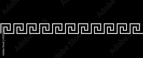 greca, meandro, cornice, decorazione, antica grecia