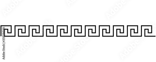 greca, meandro, cornice, decorazione, antica grecia