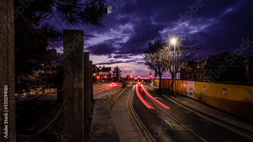 Photography Dun Laoghaire by night