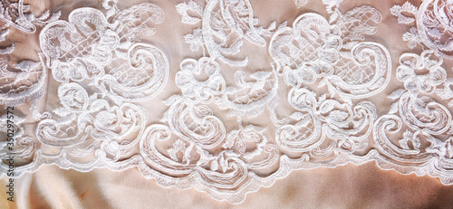 Background with wedding lace
