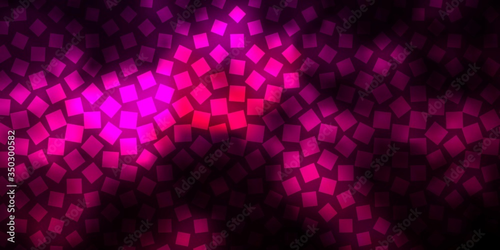 Dark Pink vector pattern in square style. Abstract gradient illustration with colorful rectangles. Pattern for business booklets, leaflets
