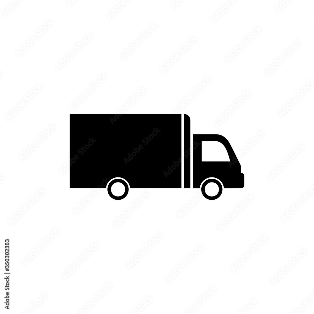 Delivery sign: delivery truck vector icon Delivery sign: delivery truck vector icon