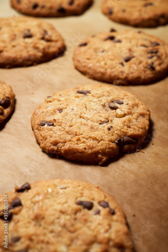 Cookies close up