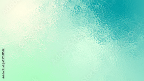 Abstract light green neon soft glass background texture in pastel gradation.