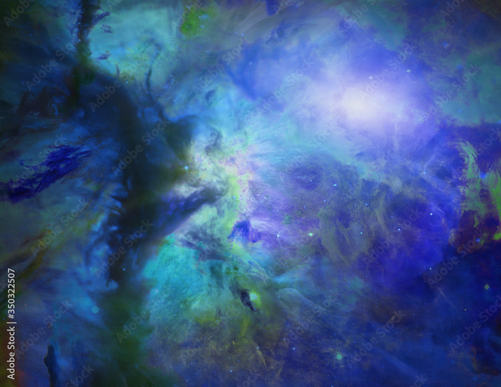 Galactic Space. Elements of this image furnished by NASA