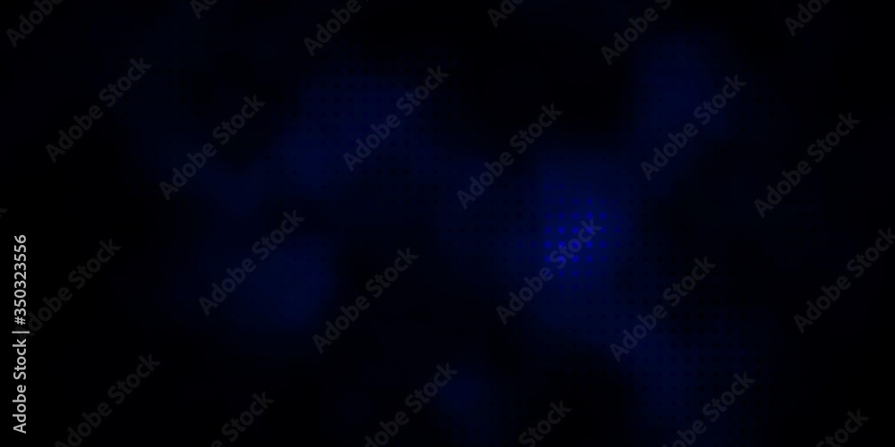 Dark BLUE vector background with spots. Modern abstract illustration with colorful circle shapes. Pattern for wallpapers, curtains.