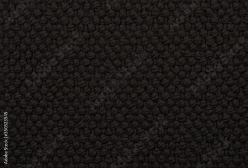 Wallpaper Mural Seamless black 'loopback' style carpet background texture. Torontodigital.ca