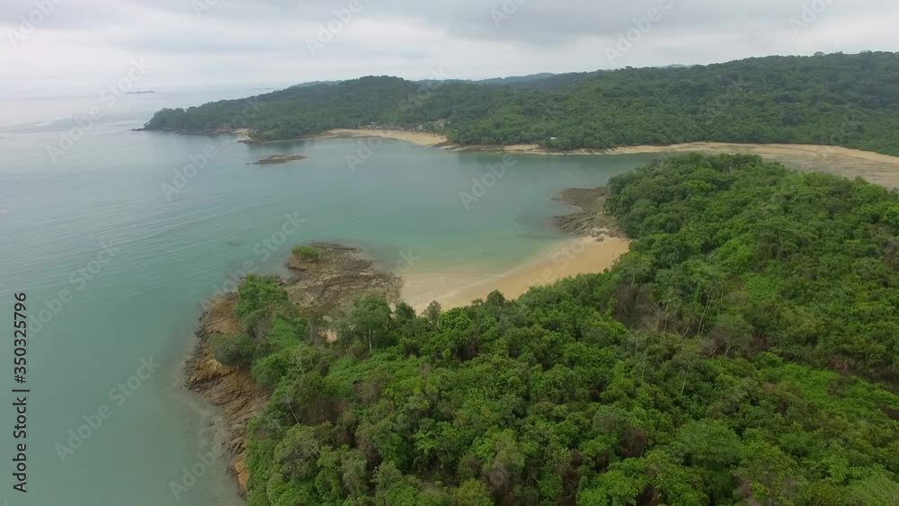 Jungle Islands of Isla del Rey Panama Aerial View Jungle Islands of Isla del Rey Panama Aerial View