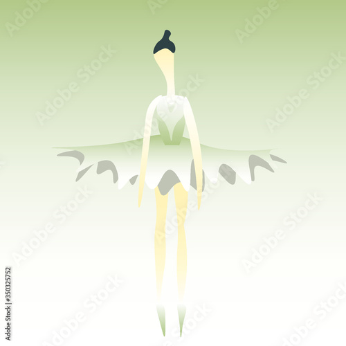 ballet dancer vector illustration