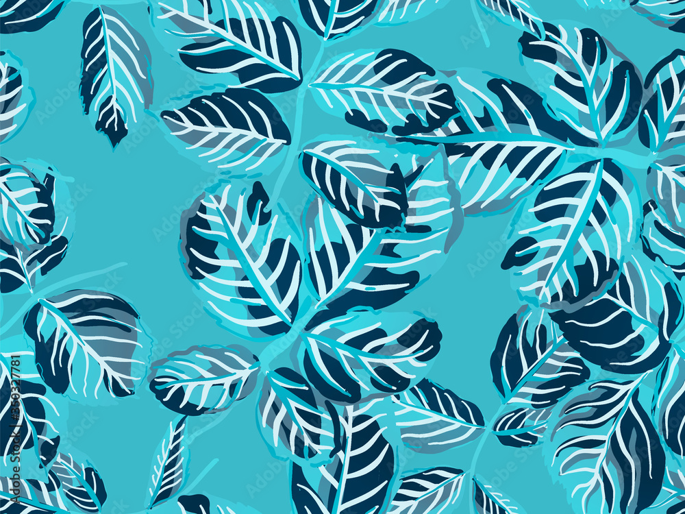 Leaves Seamless Pattern. Leaves Seamless Pattern.