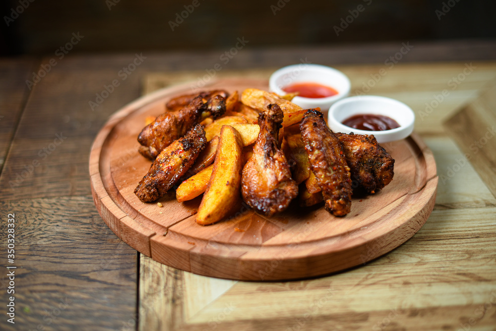 Chicken legs and potatoes Chicken legs and potatoes
