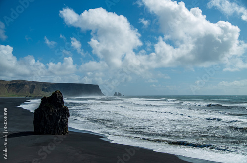 Kirkjufjara Beach, Iceland photo