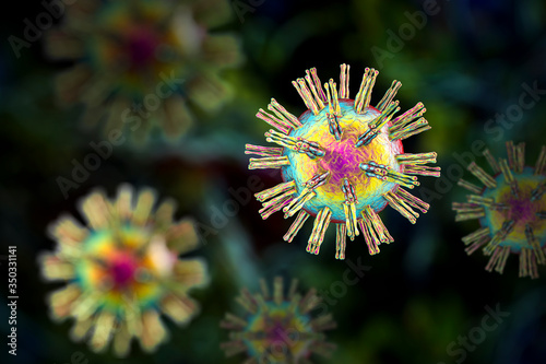 Foto Human Herpes simplex virus