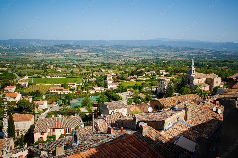 The views of Provence in summer