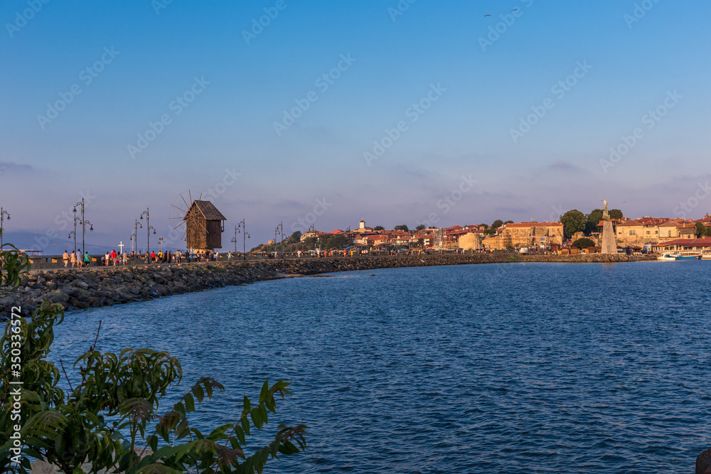 View of the old town of Nessebar in Bulgaria.