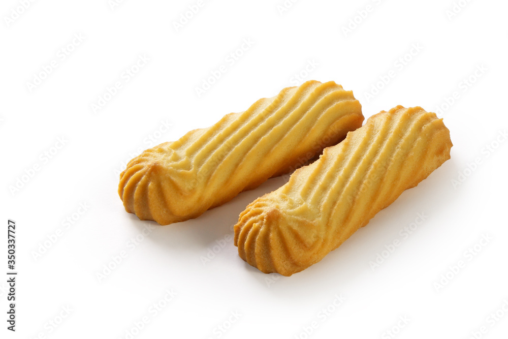 rectangular shortbread cookies on a white background rectangular shortbread cookies on a white background