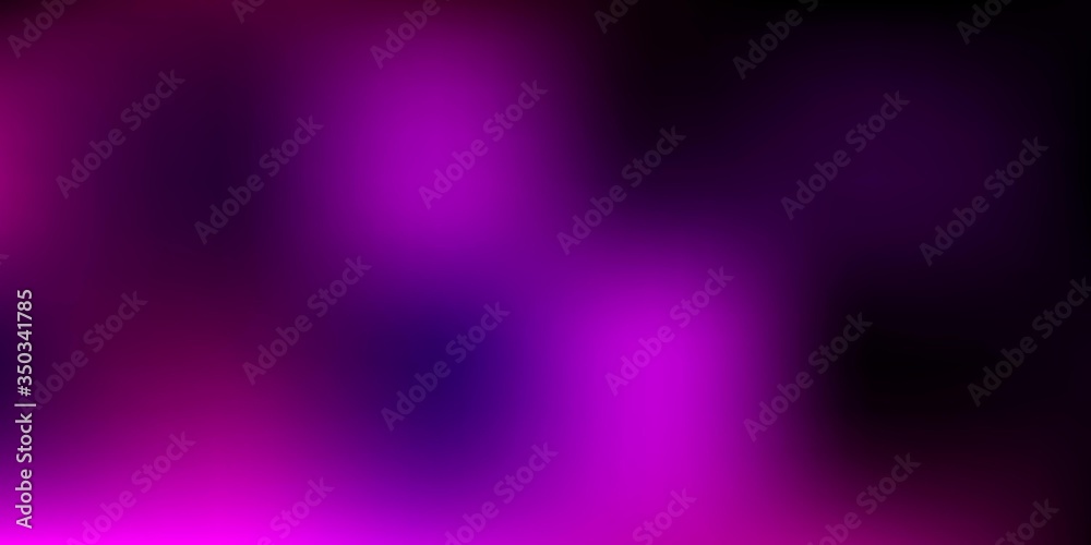 Dark Pink vector abstract blur layout.