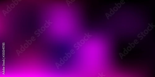 Dark Pink vector abstract blur layout.