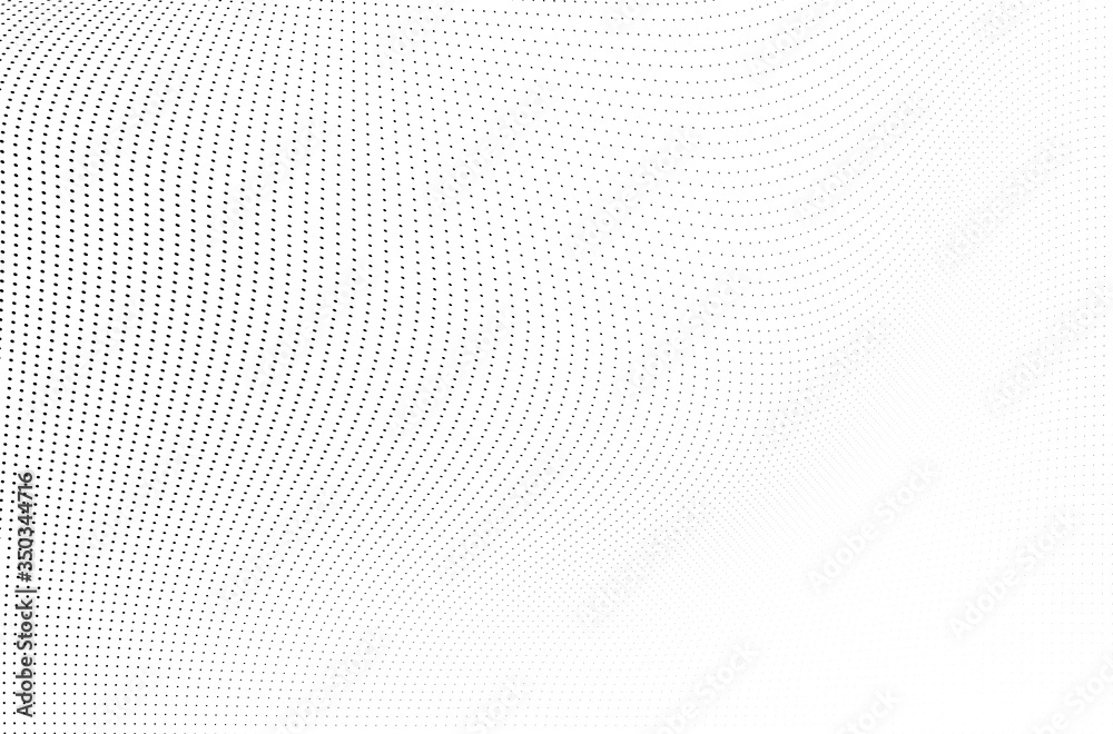 Abstract halftone background. Monochrome grunge pattern of dots. The waves are smooth and chaotic. Pop art texture for business cards, posters, labels, business cards Abstract halftone background. Monochrome grunge pattern of dots. The waves are smooth and chaotic. Pop art texture for business cards, posters, labels, business cards