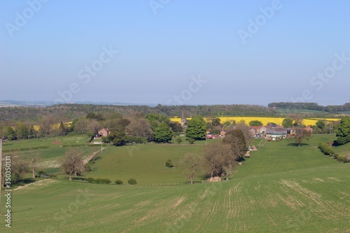 Huggate, East Riding of Yorkshire, from the west.