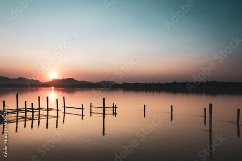 sunset over Hpa-An