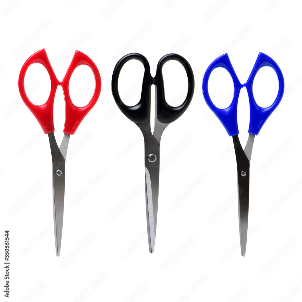 scissors on a white background scissors on a white background