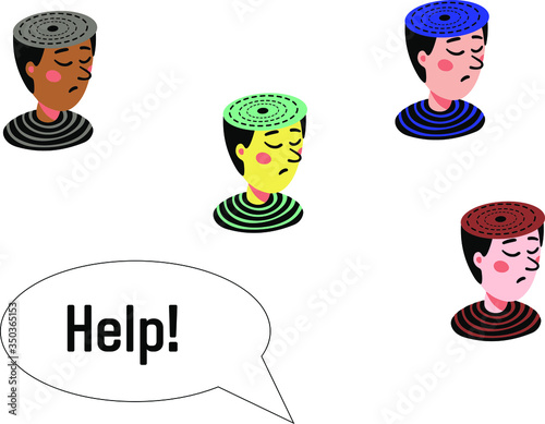 psychological help, help me, a lot of personalities
