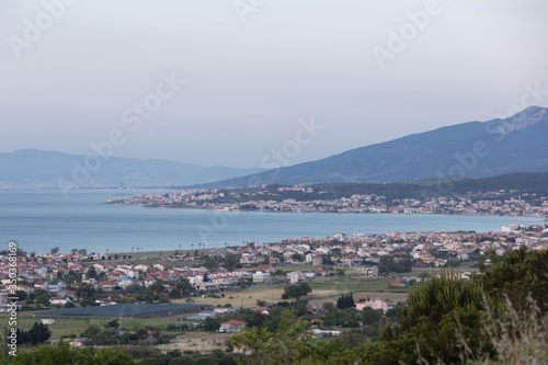 iskele-karantina/ Urla / Izmir / Turkey, MAY 11, 2020, Views from small sea town