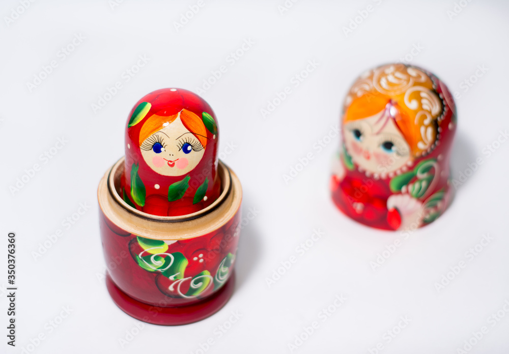 Russian doll matryoshka unusual angle