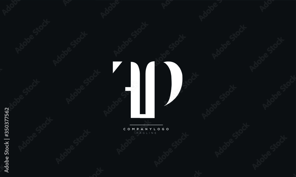 FP Letter Logo Alphabet Design Icon Vector Symbol FP Letter Logo Alphabet Design Icon Vector Symbol