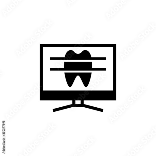 Radiography vector icon in black solid flat design icon isolated on white background