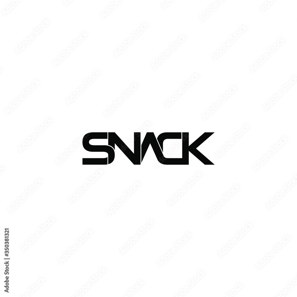snack letter original monogram logo design snack letter original monogram logo design