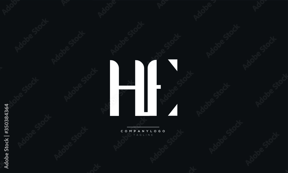 HE Letter Logo Alphabet Design Icon Vector Symbol HE Letter Logo Alphabet Design Icon Vector Symbol
