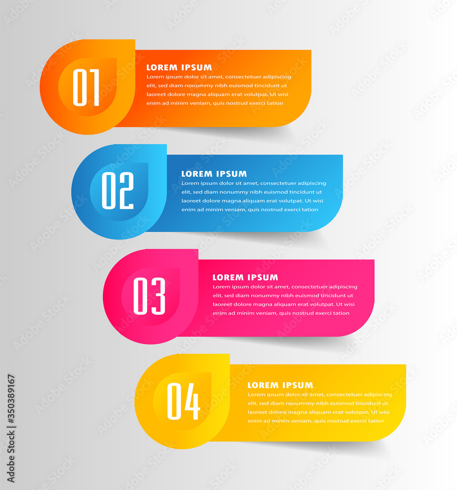 modern text box template, banner Infographics