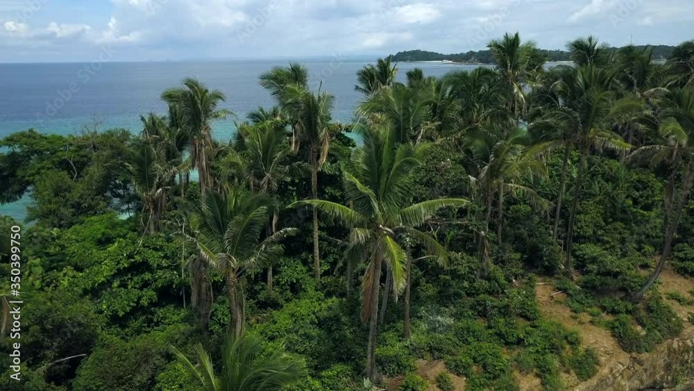 Drone Video of Tropical Island of Isla Bartolomé Panama Drone Video of Tropical Island of Isla Bartolomé Panama