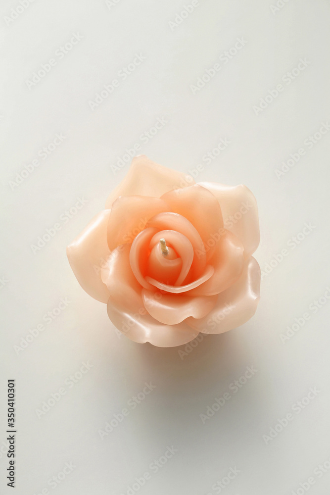 Rose candle Rose candle