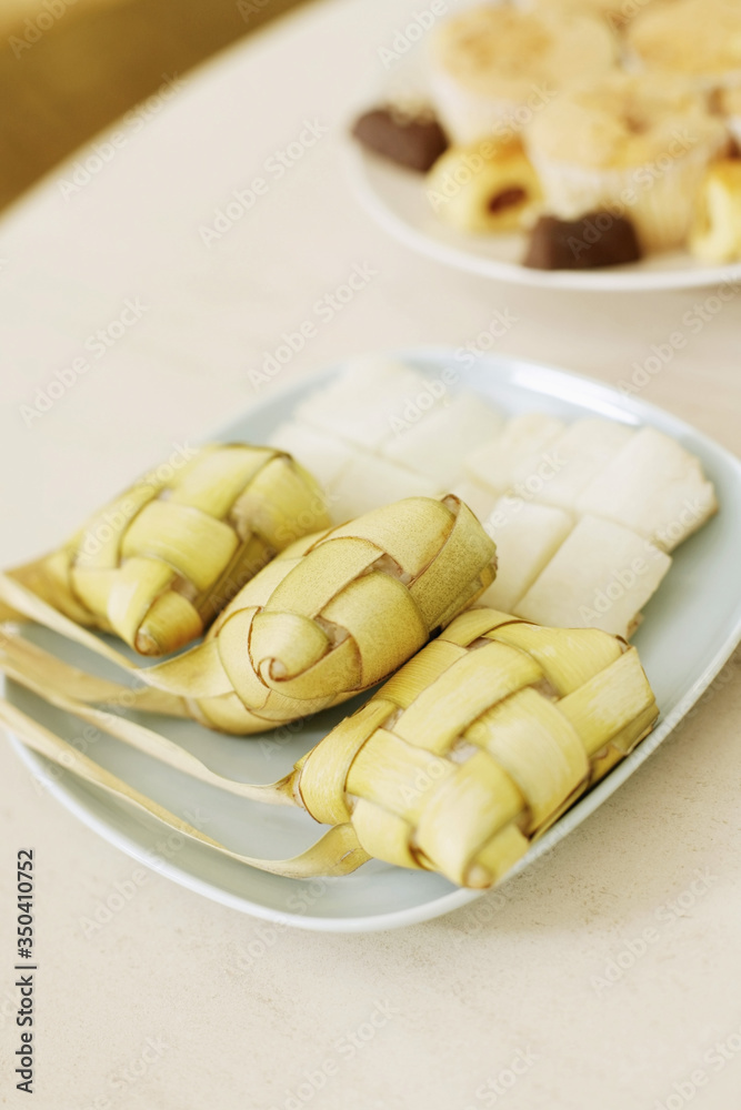 Ketupat served during Hari Raya Ketupat served during Hari Raya