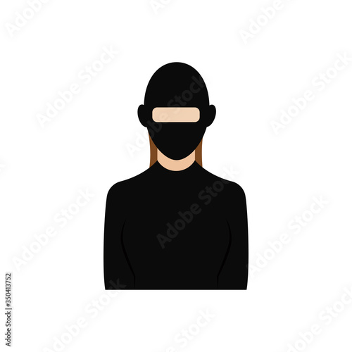 Isolated thief icon