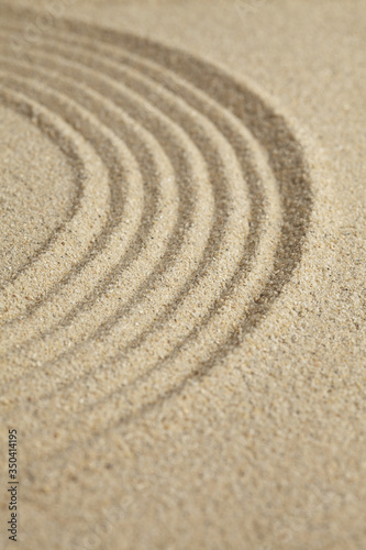 Rippled surface sand
