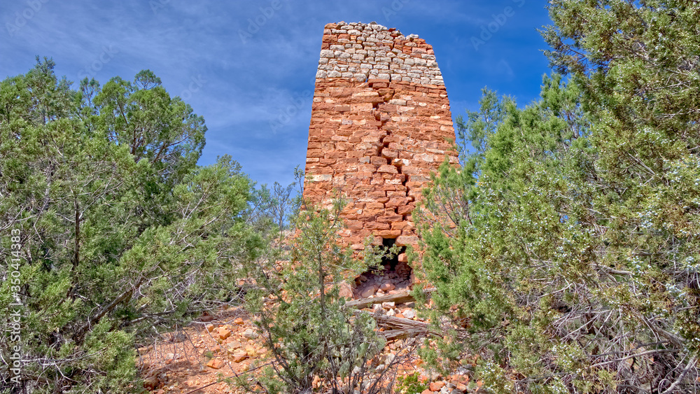Puntenney Kiln Front View. This Kiln is a historic landmark in the