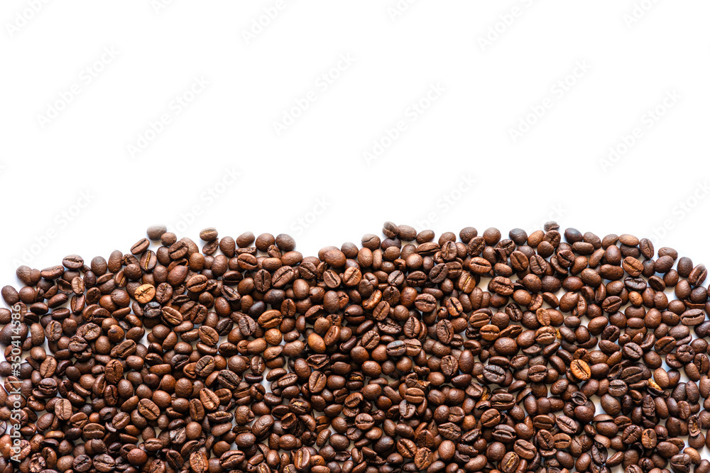 Coffee bean on white. Coffee bean on white.