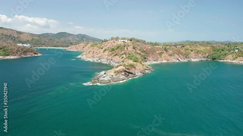 Wallpaper Mural Aerial view drone shot of Laem Promthep Cape and beautiful scenery Andaman sea in Phuket, Thailand.  
 Torontodigital.ca