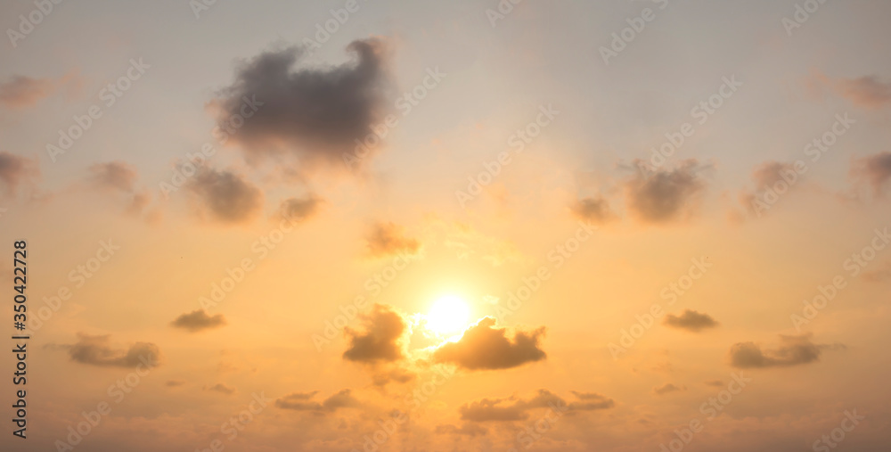 Colorful of beautiful sky with cloud on time before sunset Colorful of beautiful sky with cloud on time before sunset