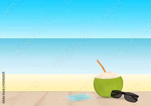 Concepts of taking vacation after coronavirus outbreak
