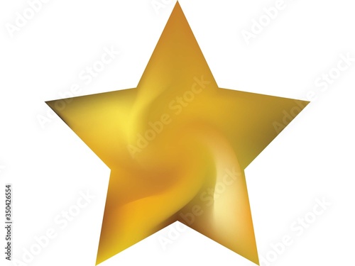 Colored background in the form of pentagram.