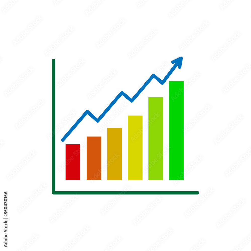 Infographic icons in a trendy flat design Infographic icons in a trendy flat design