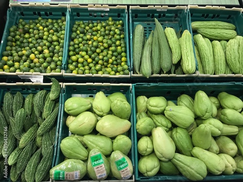 vegetables at the market