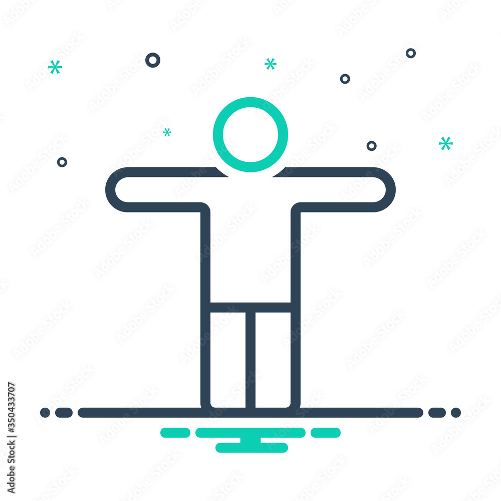 Mix icon for physical exercise Mix icon for physical exercise