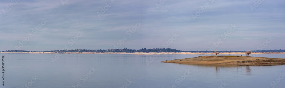 Panorama of Lake Folsom and Shoreline