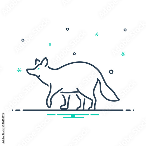 Mix icon for raccoon